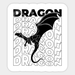 The legendary dragon Sticker